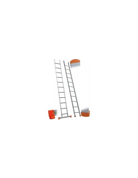 Échelle simple aluminium FACAL Légère, robuste, avec barre stabilisatrice - FACAL