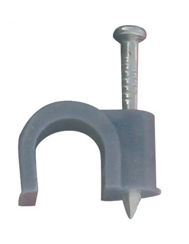 attach-fils rond gris 12mm /20