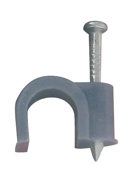 attach-fils rond gris 14mm /20