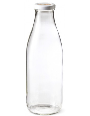 Bouteille en verre fraicheur 1 litre - 6 pièces - LE PARFAIT