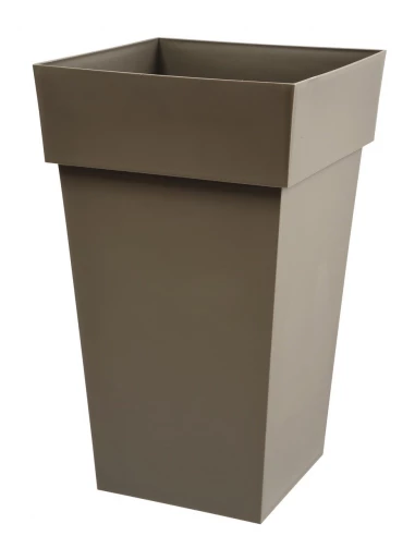 pot toscane 39x39x65 taupe