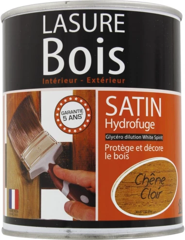 ADDICT Lasure glycéro 0.75 litre chene clair - ADDICT