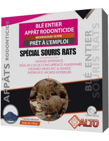 raticid brodifacoum 10ppm 140g