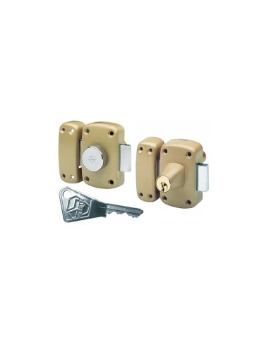 Verrou cyclop réf 7600-45/sccaractéristiques a bouton et cylindre 45 mm