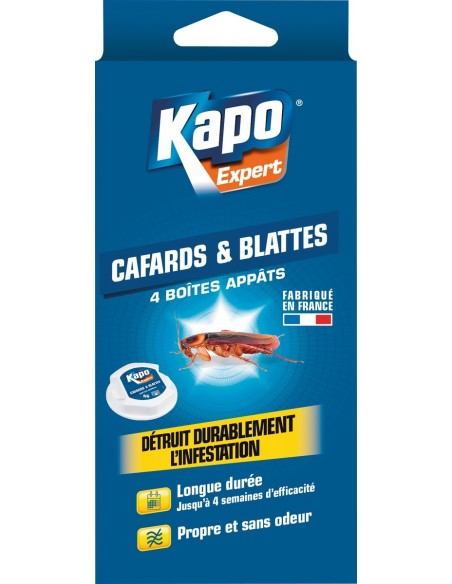 Cafards / blattes boîte appât de 4 - Kapo