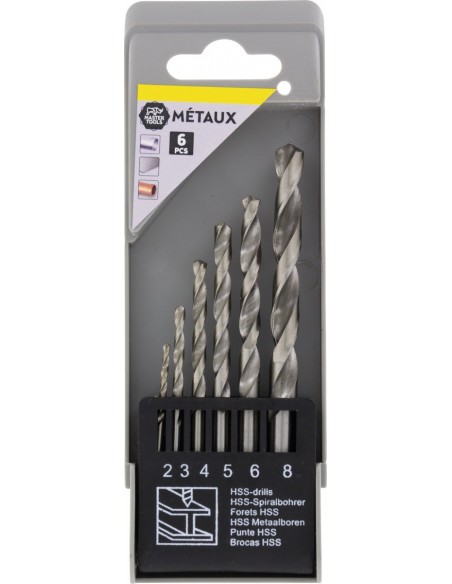 coffret forets metaux eco 6pcs