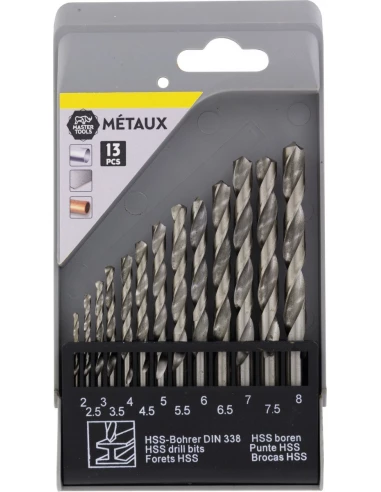 coffret foret metaux eco 13pcs