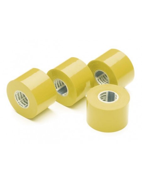 4 nitto - ruban adhesif isolant - jaune - 50 mm x 20 m