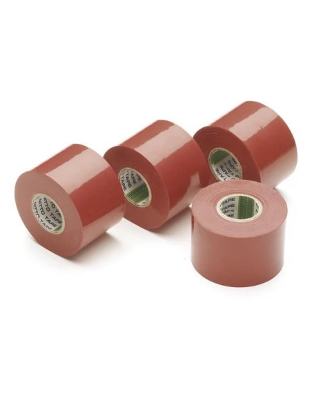 4 nitto - ruban adhesif isolant - rouge - 50 mm x 20 m