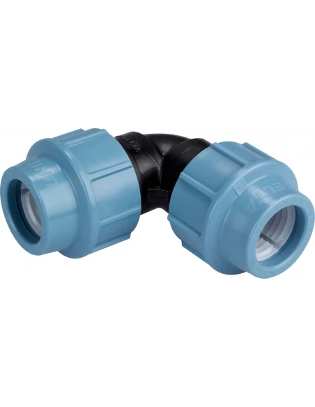 Manchon coudé pour tuyau polyéthylène 32mm