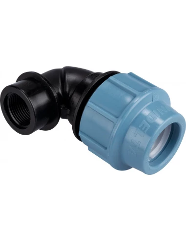 Coude femelle pour tuyau polyéthylène 32mm 20x27
