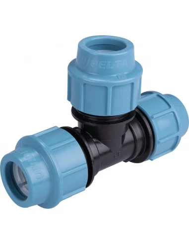 Té de dérivation pour tuyau polyéthylène égal 32mm - RAIN