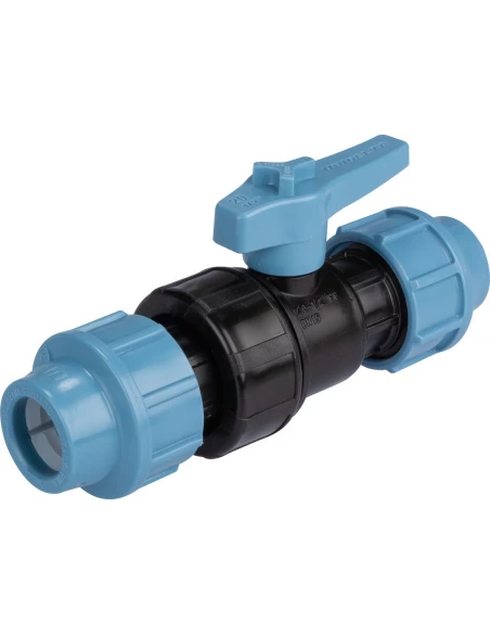 Vanne pvc pour tuyau polyéthylène 20mm