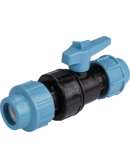 Vanne pvc pour tuyau polyéthylène 25mm - RAIN