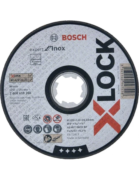 Disque tronconner x-lock diamètre : 125 mm ep 1 6mm alesage 22 23