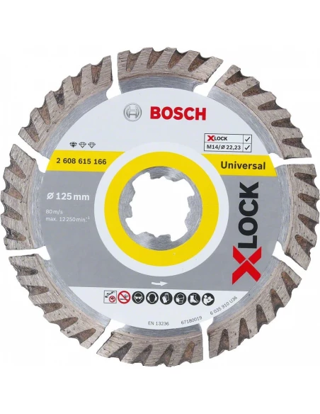 disque diamant x-lock 125mm - BOSCH