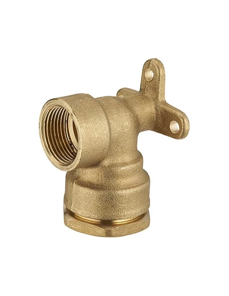 coude applique polyéth femelle laiton ø20 - f 1/2 lien 1 pièce