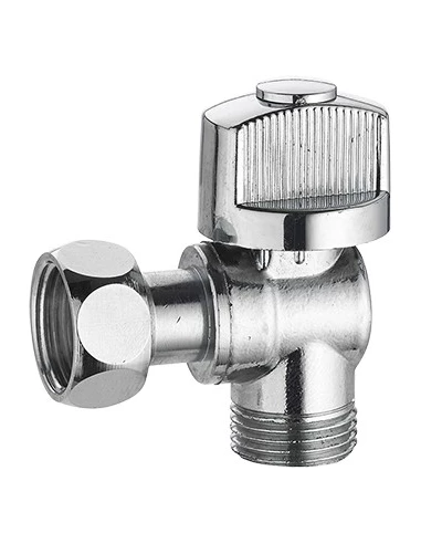 robinet d'arrêt wc 1/4 t équerre mf 3/8 chr lien 1 pièce