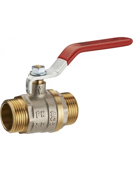 Vanne a sphère manette passage totale mâle mâle 3/4 - NOYON THIEBAULT