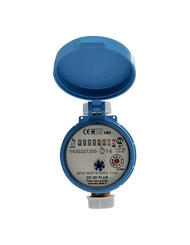 Compteur d'eau divisionnaire 'froid' DN15 - 20x27 (3/4)