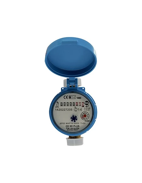 Compteur d'eau divisionnaire 'froid' DN15 - 20x27 (3/4)