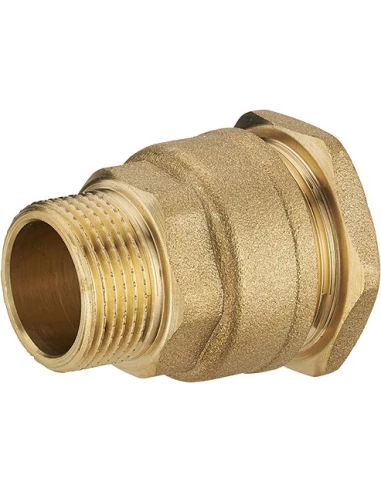 raccord droit polyéth mâle laiton ø20 - m 1/2 lien 1 pièce