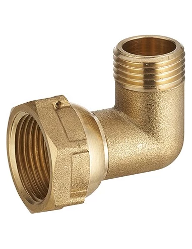 Coude d'alimentation pour collecteur m 3/4 - f mob 3/4 lien 1 pièce