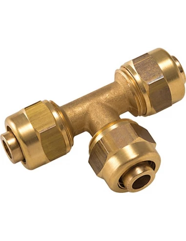 Per à compression té égal ø12 lien 1 pièce