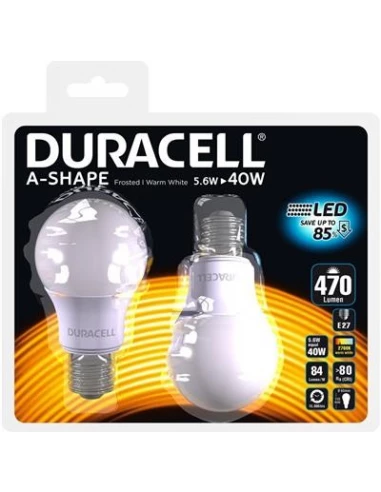 DURACELL - Lot de 2 ampoules standard Led E27 470lm