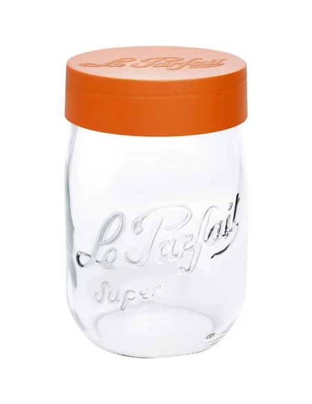 Bocal à vis 2 L couvercle color D 100 - x6 - LE PARFAIT