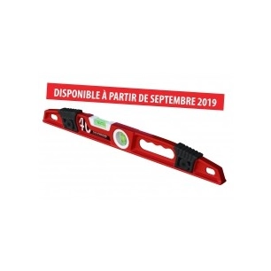niveau trapeze en aluminium resistant longueur 400 mmnombre de fioles 2 fioles