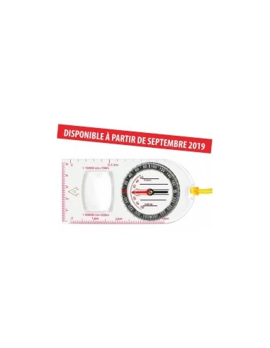 boussole plaquette avec loupe dimensions 105 x 54 mmprécision 2°poids 60 g
