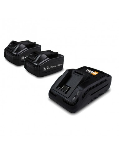 pack 2 batteries 2 ah et 4 ah + chargeur - FEIDER