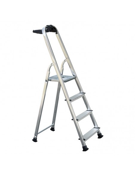 Escabeau Alu 4 Marches ARTUB Léger, stable, idéal bricolage - ARTUB