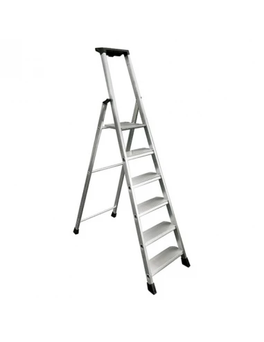 escabeau aluminium - 6 marches xl (11 cm) - 3m21 pro