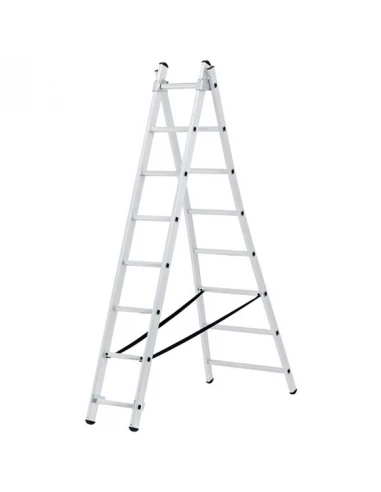 echelle transformable base evasee 2x8 - 2m28/3m70 - pro