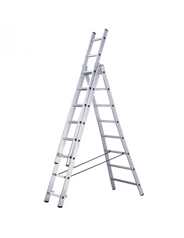 echelle transformable base evasee 3x8 - 2m28/5m10 - pro