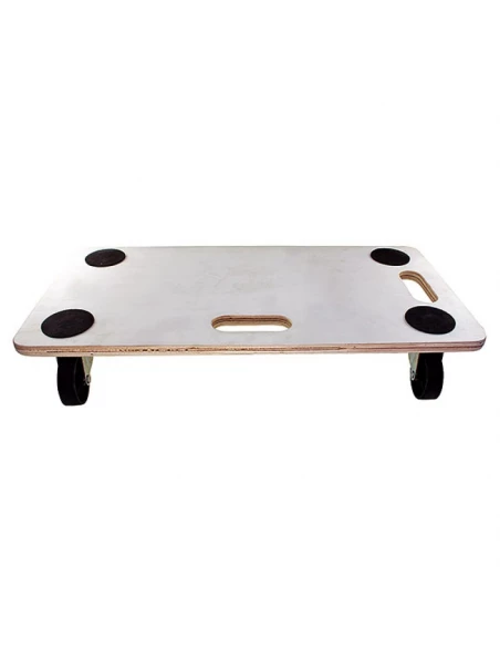 Plateau roulant 600x300mm en contreplaque - charge 180 kg ref 11005