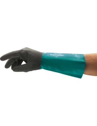 gant alphatec crispin enduit vert/gris taille 9 18497-9