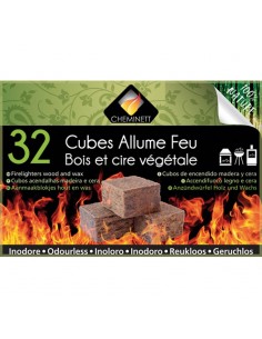 allume feu 32 cubes 100% naturel - CF-21910417