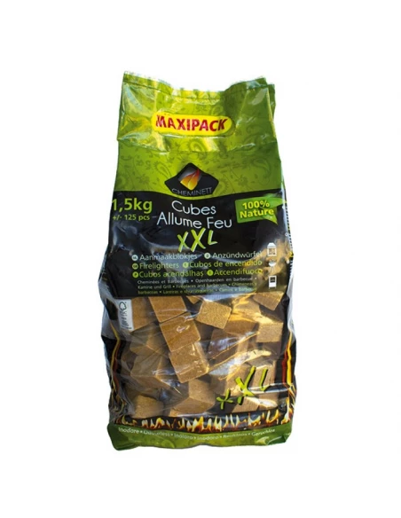 allume feu cubes xxl sac 1,5 kg