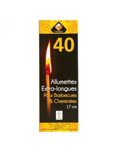 allumettes extra-longues 17 cm