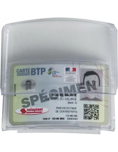 porte-badge adhesif pour casqde chantier visioceanicet oceanic 19673