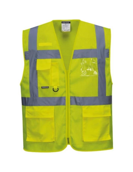gilet HV Meshair Athène couleur : Jaune taille M - PORTWEST
