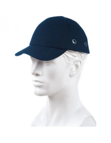 Casquette antiheurt uni noir- taille unique