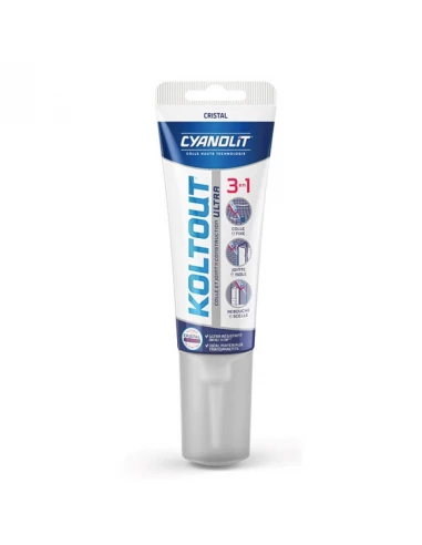colle joint tube 125ml cristal koltout
