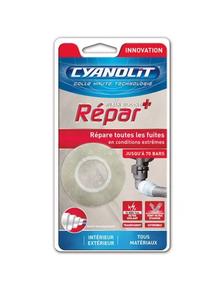 ruban silicone 3m*25mm blister repar+