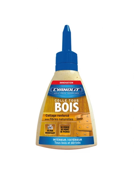 colle bois tube 125g cyanolit