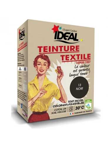 Teinture noire boite 350g textile - IDEAL