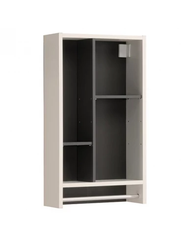 niche murale versus 40x71x13 gris blanc